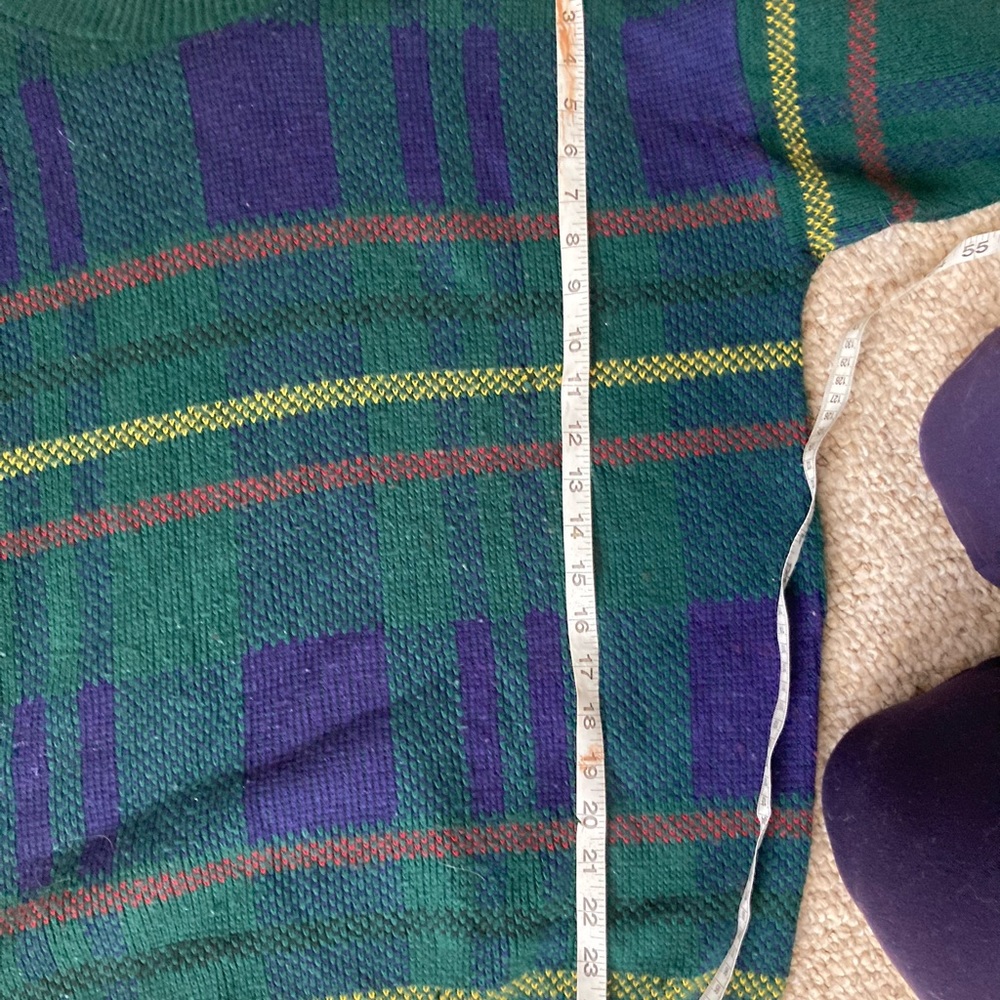 Vintage Plaid Sweater - Picture 6 of 8